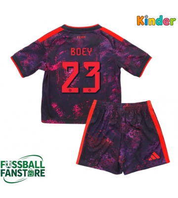 Bayern Munich Sacha Boey #23 Replik 3rd trikot Kinder 2026-27 Kurzarm (+ Kurze Hosen)
